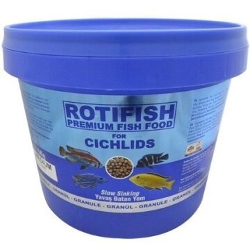 ROTIFISH Cichlid Red Gran Medium 2 mm Kova Yem 2 KG