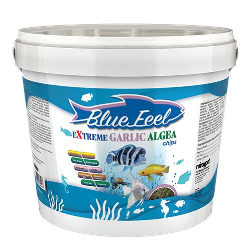 BLUE FEEL Extreme Garlic Algae Chips Kova 2,4 KG