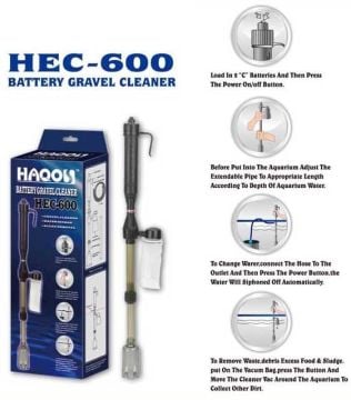 HAQOS HEC-600 Pilli Dip Süpürgesi