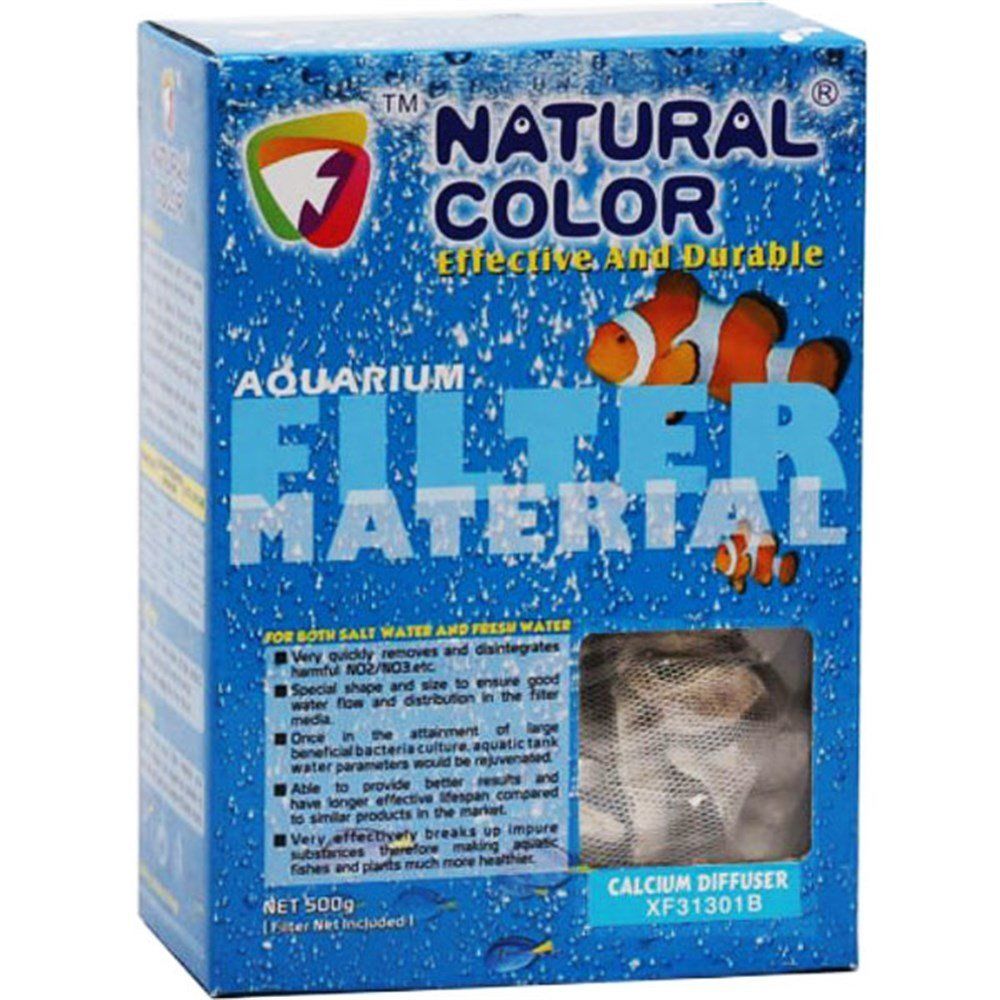 Natural Color CALCİUM DİFFÜSER Kalsiyum Kabukları Filtre Malzemesi 500 Gram