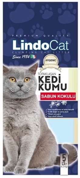 LiNDO CAT Topaklaşan Kedi Kumu 5 L