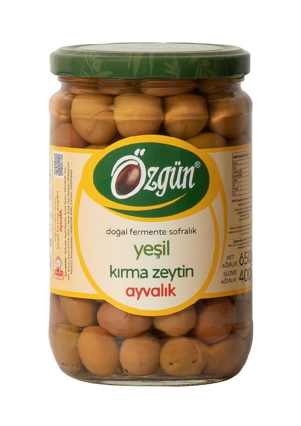Ayvalık Kırma Zeytin - 1/2 Lik Cam Kav.