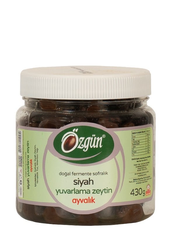 Yuvarlama Siyah Zeytin - 430 Gr. Pet Kav.
