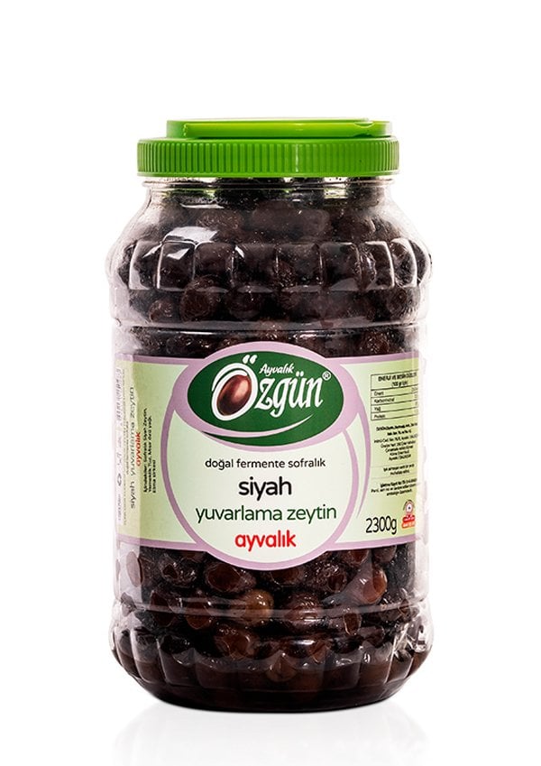 Yuvarlama Siyah Zeytin - 3 lük Pet Kav.