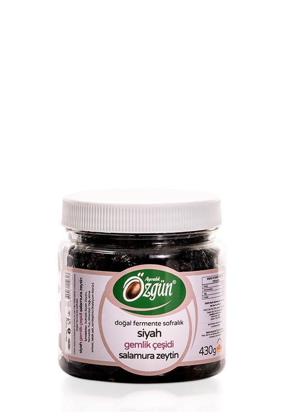 Gemlik Siyah Salamura Zeytin - 430 Gr. Pet Kav.