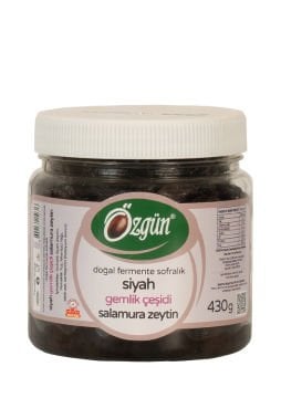 Gemlik Siyah Salamura Zeytin - 430 Gr. Pet Kav.