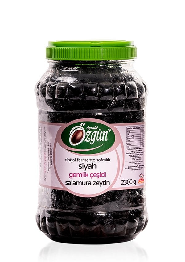 Gemlik Siyah Salamura Zeytin - 3 lük Pet Kav.