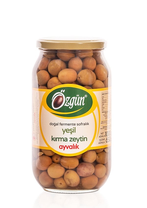 Ayvalık Kırma Zeytin - 1 lik Cam Kav.