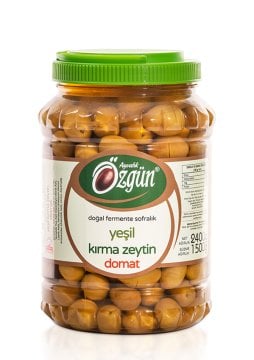 Domat Kırma Yeşil Zeytin - 2 lik Pet Kav.