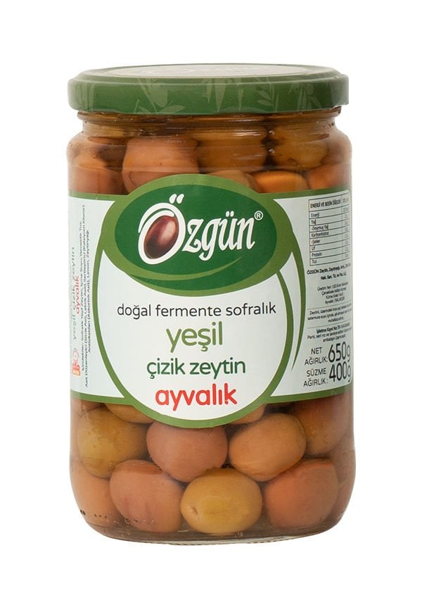 Ayvalık Çizik Zeytin - 1/2 Lik Cam Kav.