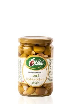 Badem Dolgulu Zeytin - 1/2 Lik Cam Kav.