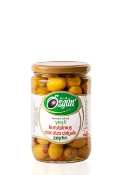 Kurutulmuş Domates Dolgulu Zeytin - 1/2 Lik Cam Kav.