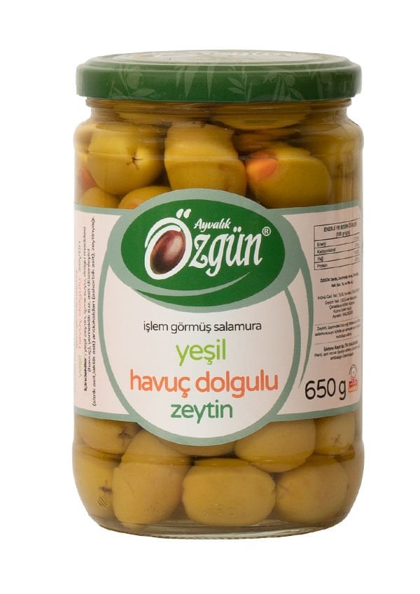 Havuç Dolgulu Zeytin - 1/2 Lik Cam Kav.