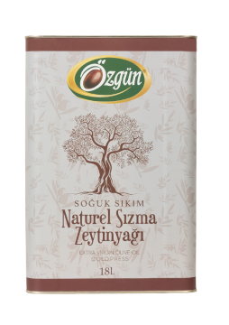 Naturel Sızma Zeytinyağı - 18 L Teneke