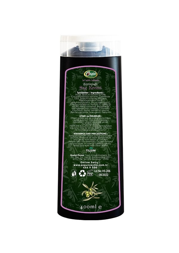 Zeytinyağlı Saç Kremi - 400 ml