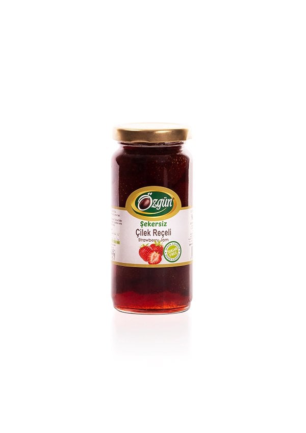 Şekersiz Çilek Reçeli - 300 Gr