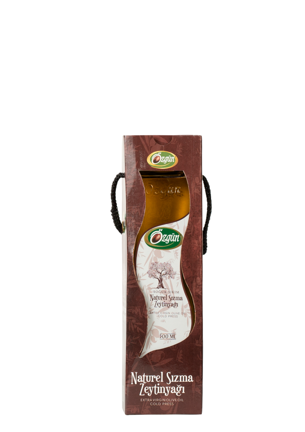 Naturel Sızma Zeytinyağı - 500 ml Kıvrımlı Şişe