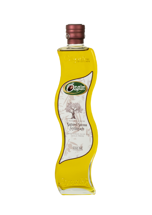 Naturel Sızma Zeytinyağı - 500 ml Kıvrımlı Şişe