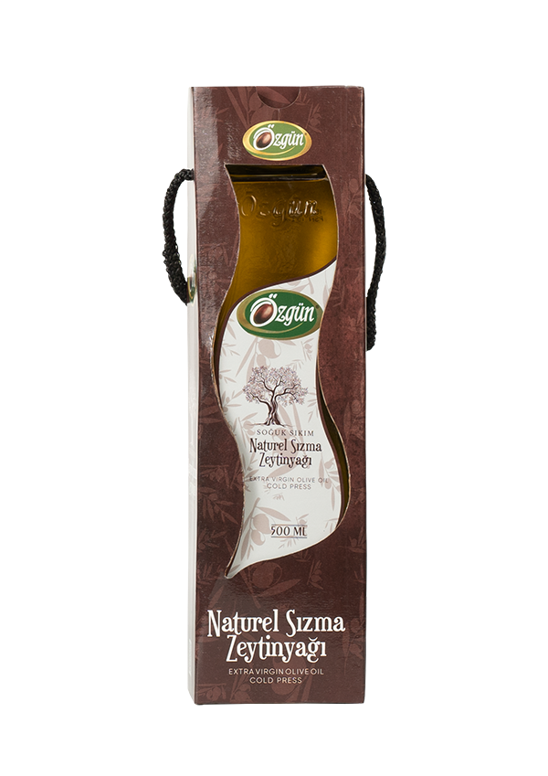 Naturel Sızma Zeytinyağı - 500 ml Kıvrımlı Şişe