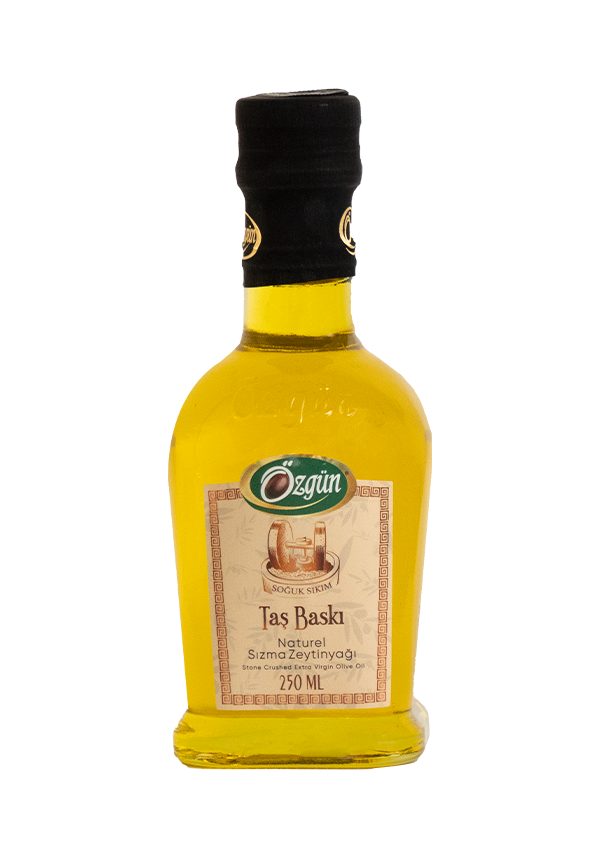 Taş Baskı Zeytinyağı - 250 ml Kare Şişe