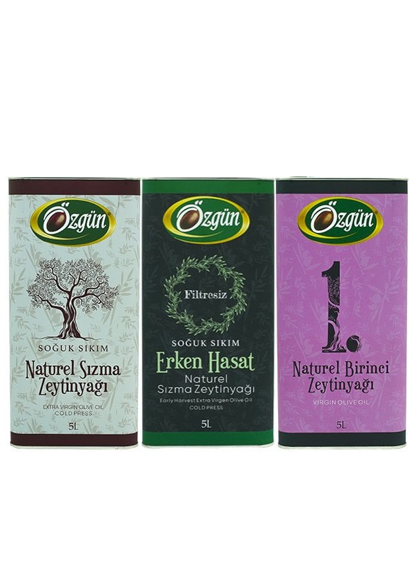 Özgün Zeytinyağı Üçlüsü - 5 L Üçlü