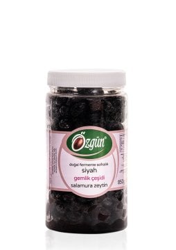 Gemlik Salamura Siyah Zeytin - 1 lik Pet Kav.