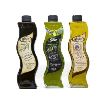 Taş Baskı & Naturel Sızma Zeytinyağı & Erken Hasat - 3 lü Paket