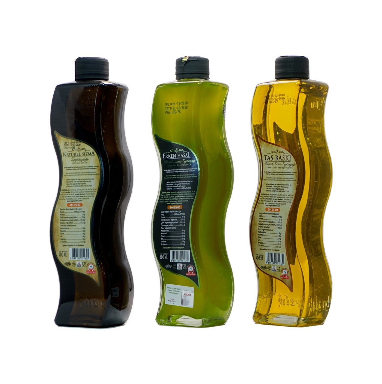 Taş Baskı & Naturel Sızma Zeytinyağı & Erken Hasat - 3 lü Paket