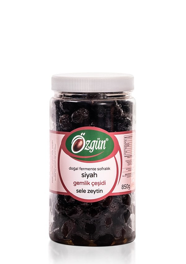 Gemlik Siyah Sele Zeytin - 1 lik Pet Kav.