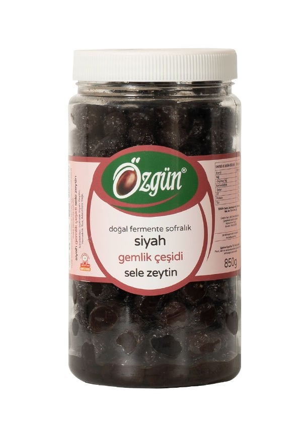 Gemlik Siyah Sele Zeytin - 1 lik Pet Kav.