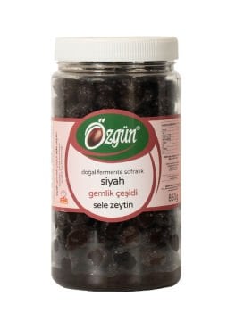 Gemlik Siyah Sele Zeytin - 1 lik Pet Kav.