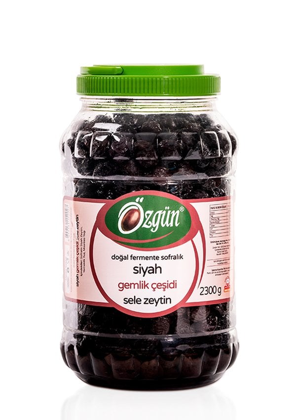 Gemlik Siyah Sele Zeytin - 3 lük Pet Kav.