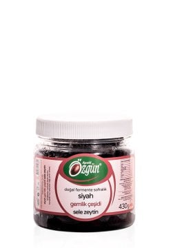 Gemlik Siyah Sele Zeytin - 430 Gr. Pet Kav.