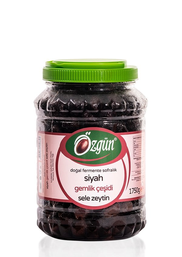 Gemlik Siyah Sele Zeytin - 2 lik Pet Kav.