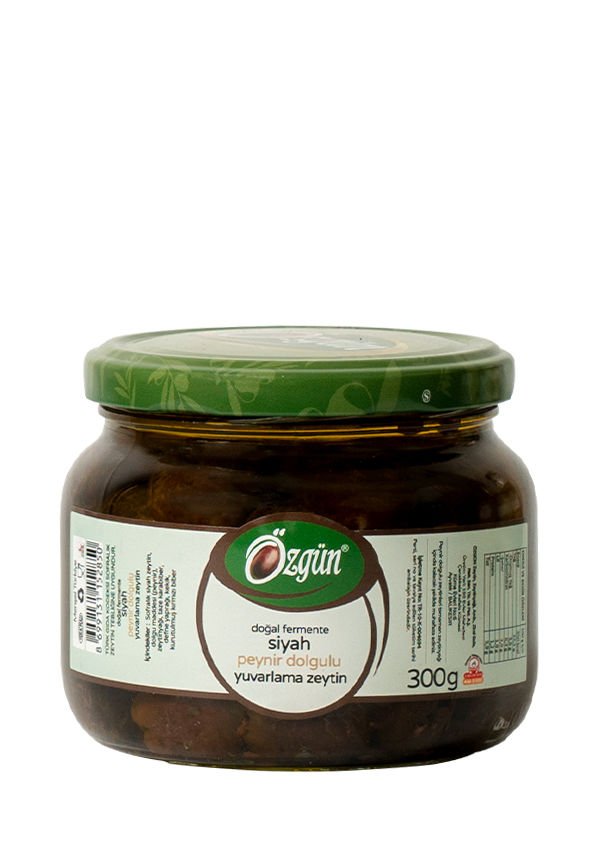 Siyah Peynir Dolgulu Zeytin - 370 lük Cam Kav.