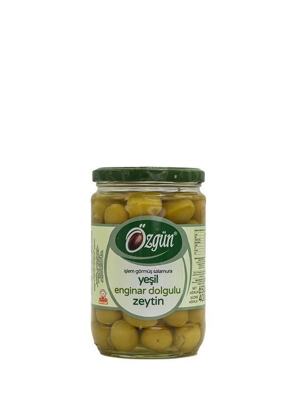 Enginar Dolgulu Zeytin - 1/2 Lik Cam Kav.