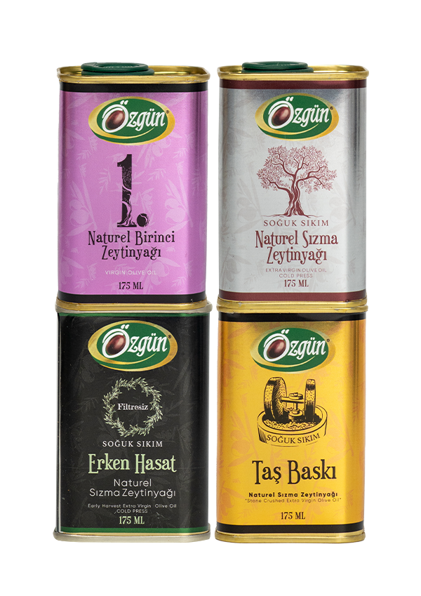 4 lü Zeytinyağı Seti -175 ml Tnk