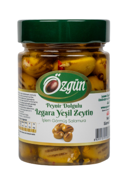 Peynir Dolgulu Izgara Yeşil Zeytin - 330 Gr Cam Kav.
