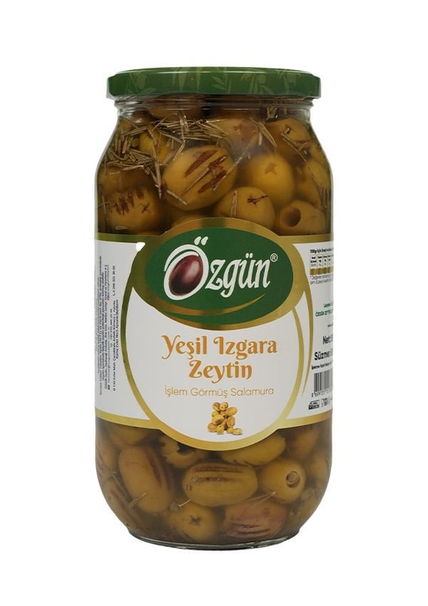 Izgara Yeşil Zeytin -  1 Lik Cam Kav.
