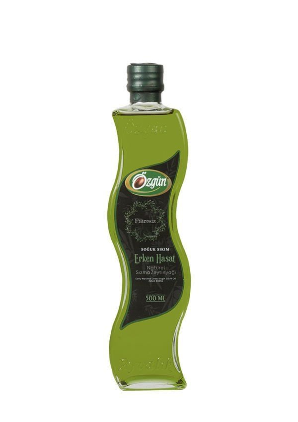 Erken Hasat Zeytinyağı - 500 ml Kıvrımlı Şişe