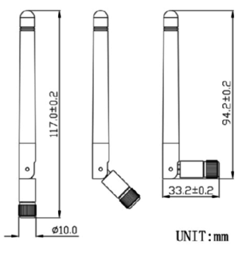 GSM Anten 90-180 Derece BT-G-402