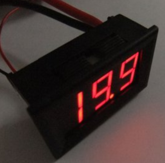 0-20ADC Panel Tipi Ampermetre Kırmızı