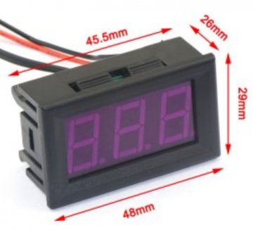 -50~110°C Panel Tipi Dijital Termometre (Kırmızı)