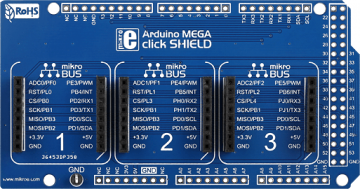 ARDUINO MEGA CLICK SHIELD MIKROE-1900