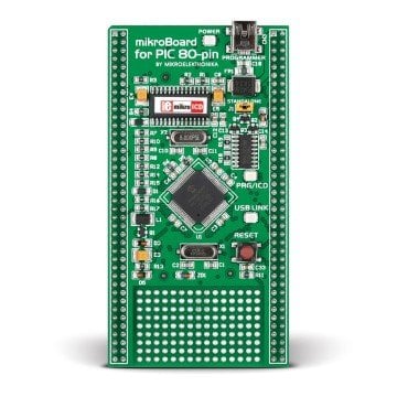 mikroBoard for PIC 80-pin with PIC18F8520