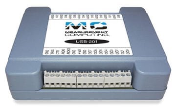 MCC USB-201 DAQ