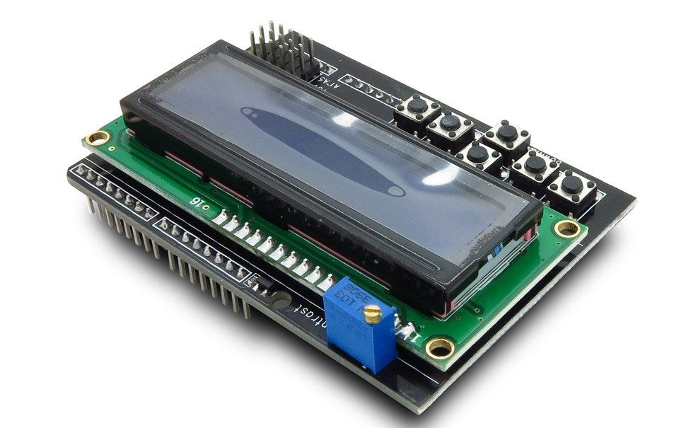 ARDUINO İLE UYUMLU LCD VE TUŞ TAKIMI SHIELD