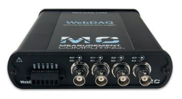 MCC WebDAQ 504 Internet Enabled Vibration-Acoustic Data Logger