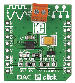 DAC2 Click LTC2601CDD Kartı