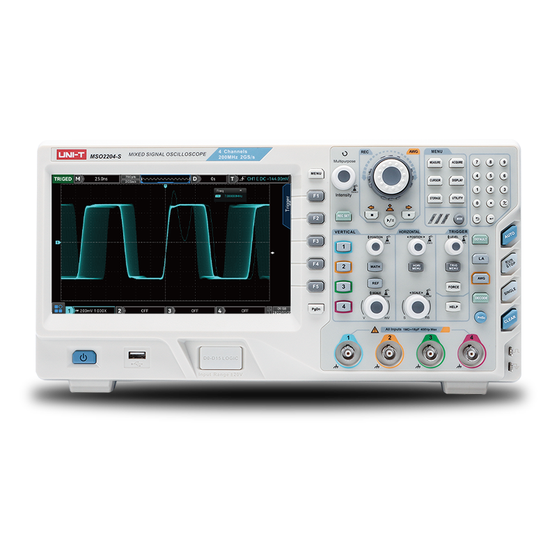 Unit MSO2204-S 200Mhz Dijital Osiloskop